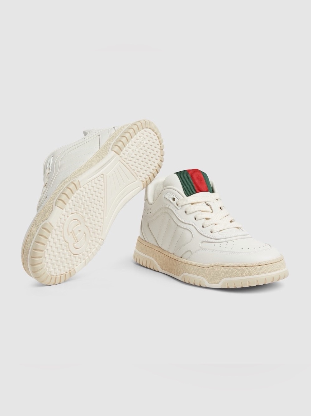 Gucci Re-Web sneaker Low Top Leather Sneakers - Picture 4 of 14